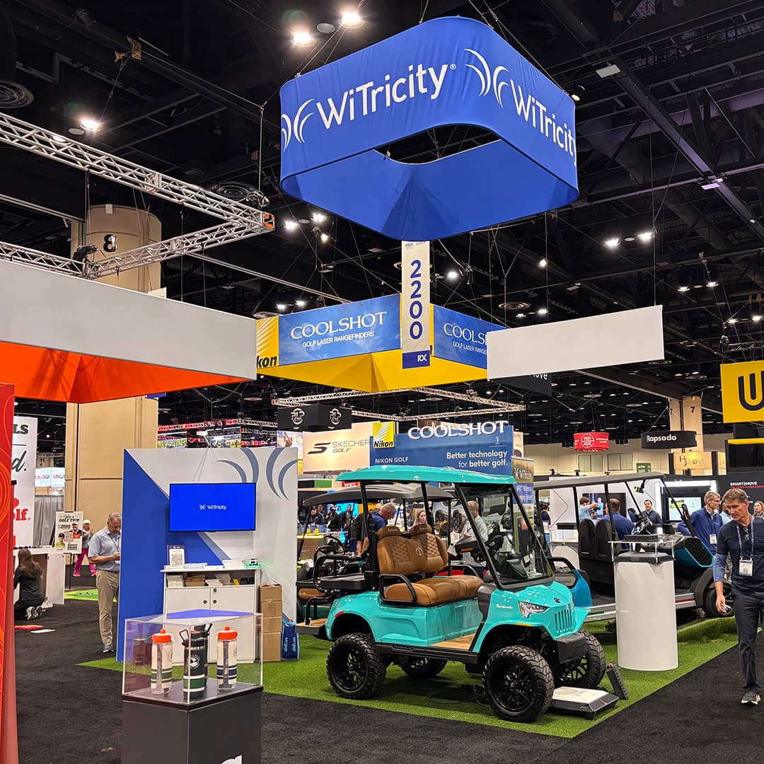 WiTricity AI Tech Booth at the 2026 PGA Show