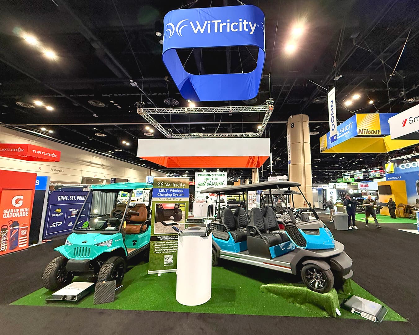 WiTricity AI Tech Booth at the 2026 PGA Show