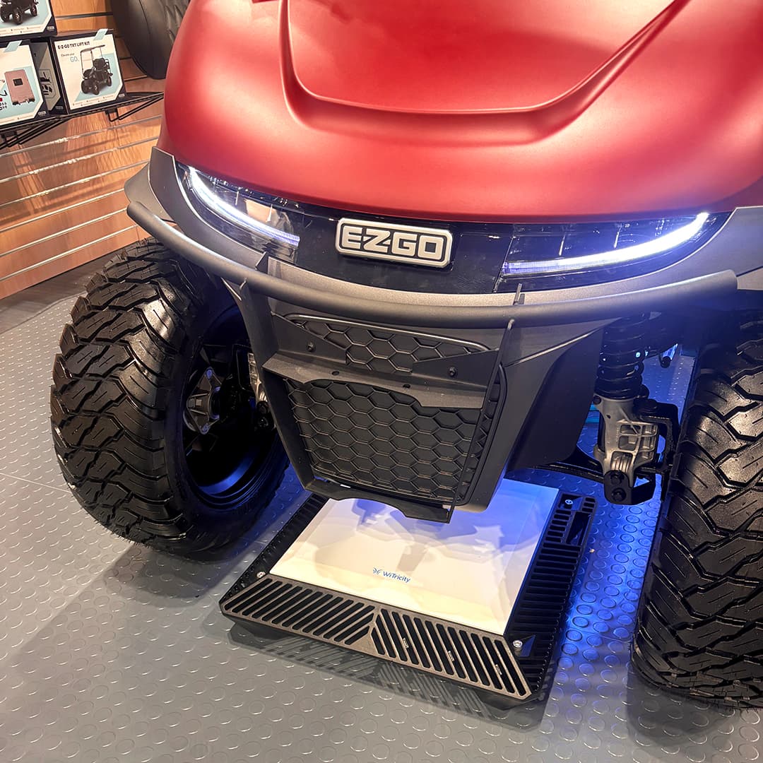 WiTricity AI Tech MR/1 900 in the EZ GO Booth