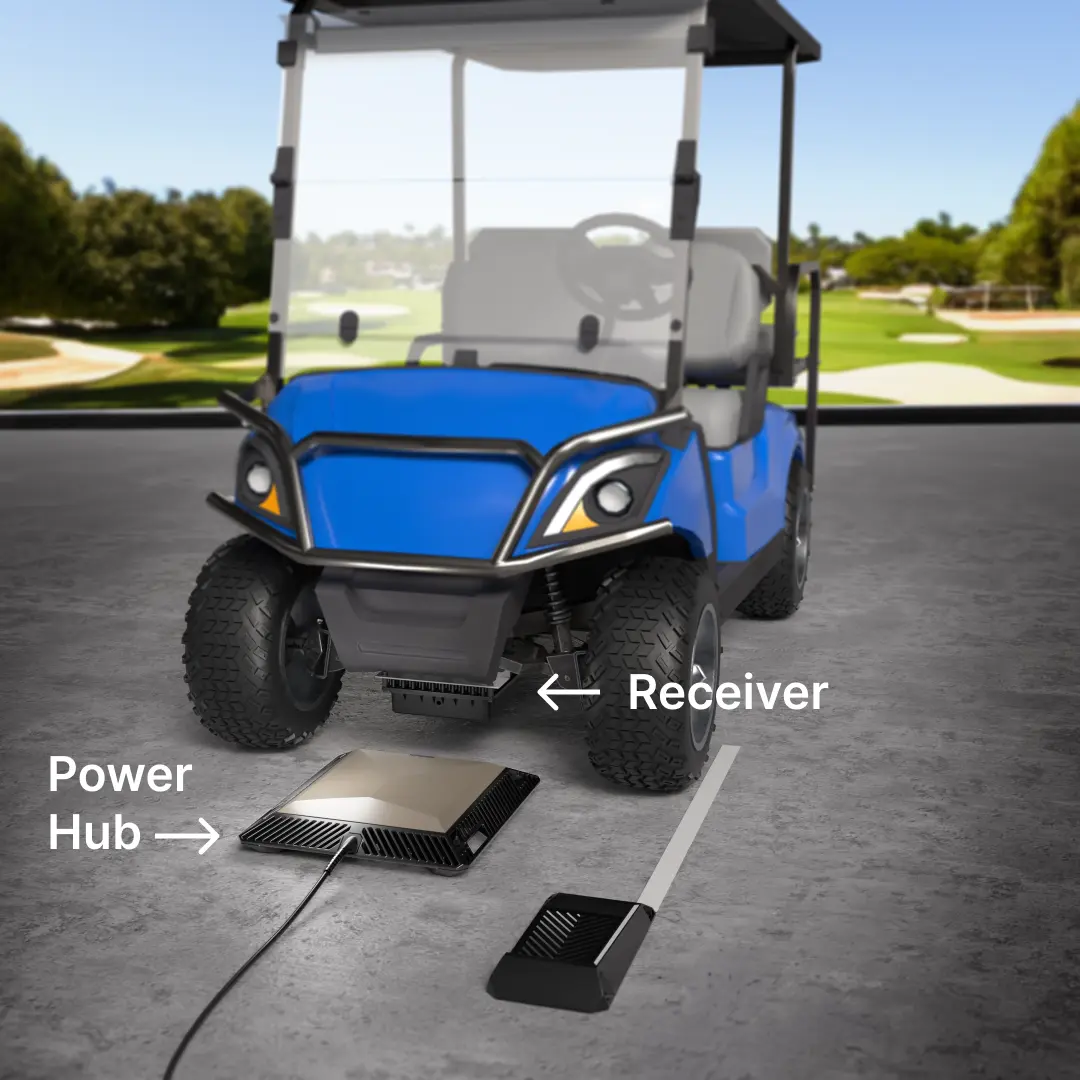 Wireless Charging For Golf Carts and NEVs
