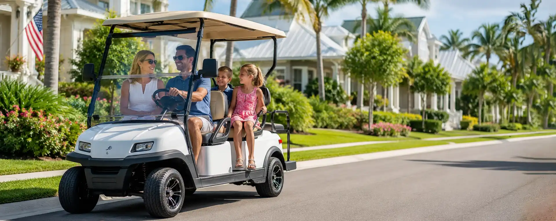 Golf cart and LSV charging solutions for communities and HOAs