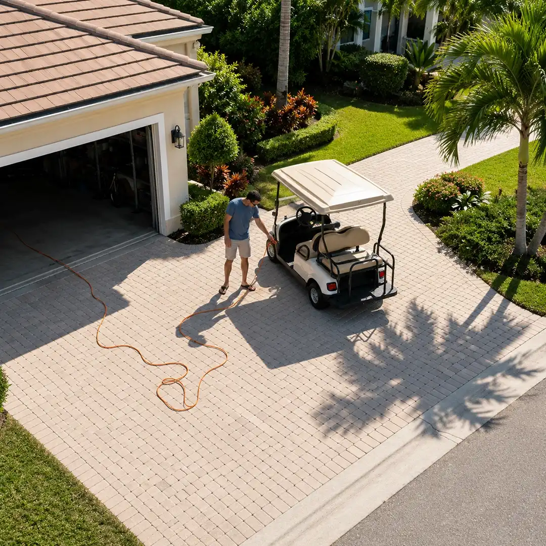 Traditional charging challenges for community golf carts and LSVs