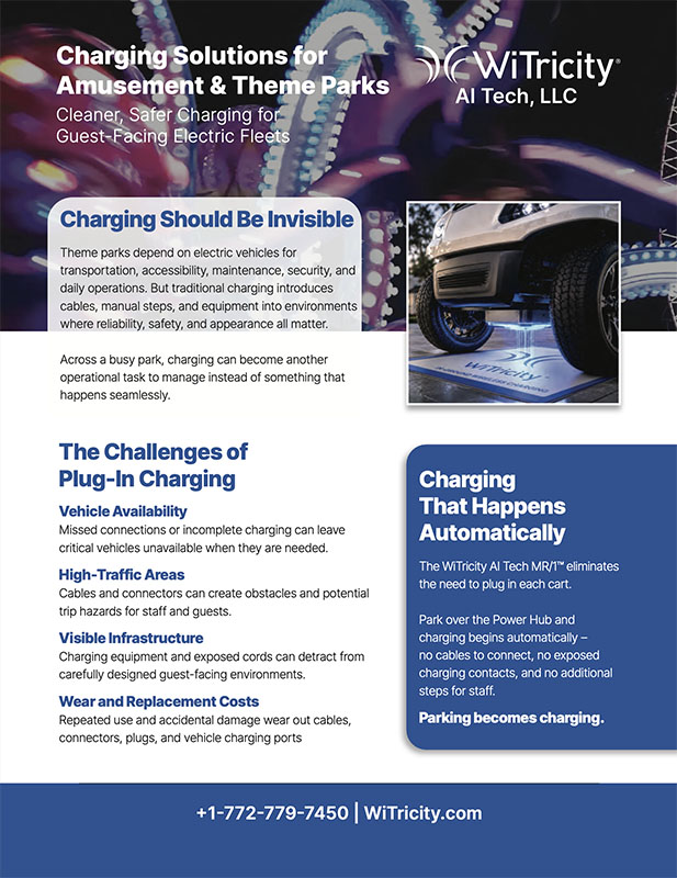 Wireless Charging for Amusement Parks Brochure